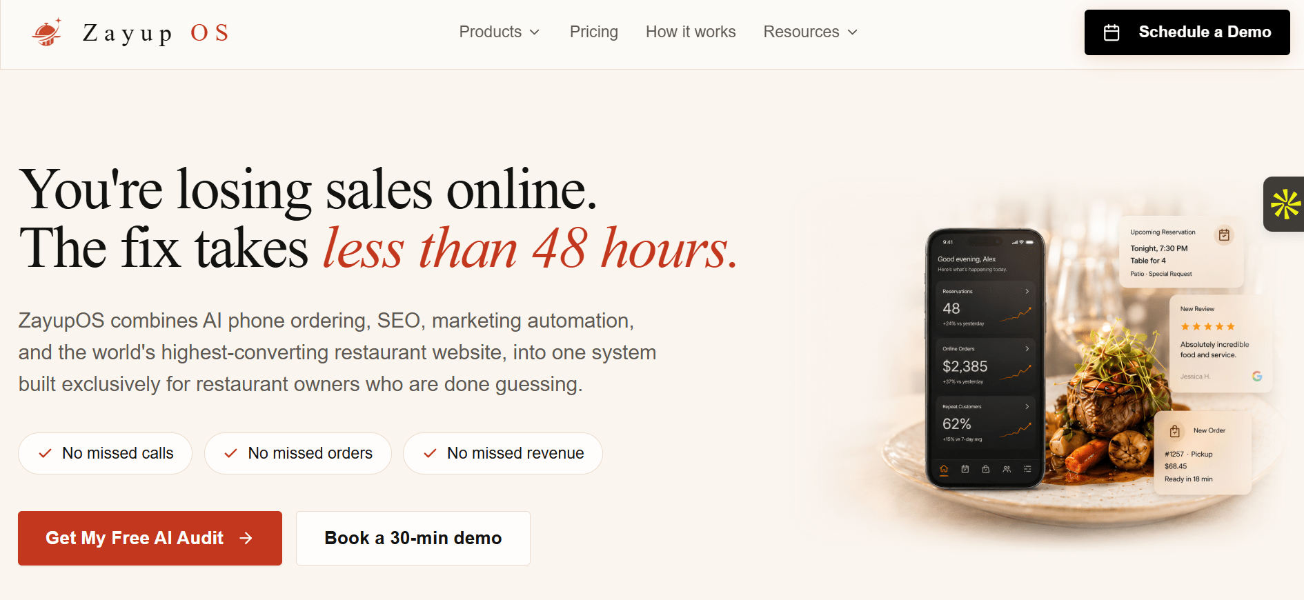 Zayup OS Website Screenshot
