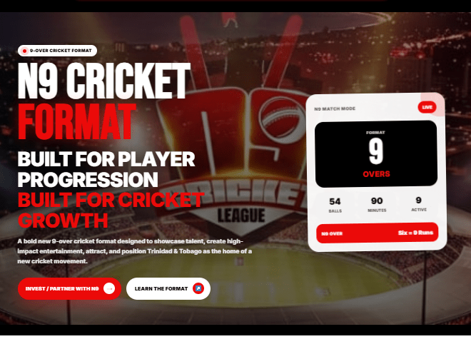 N9 Cricket Website Screenshot